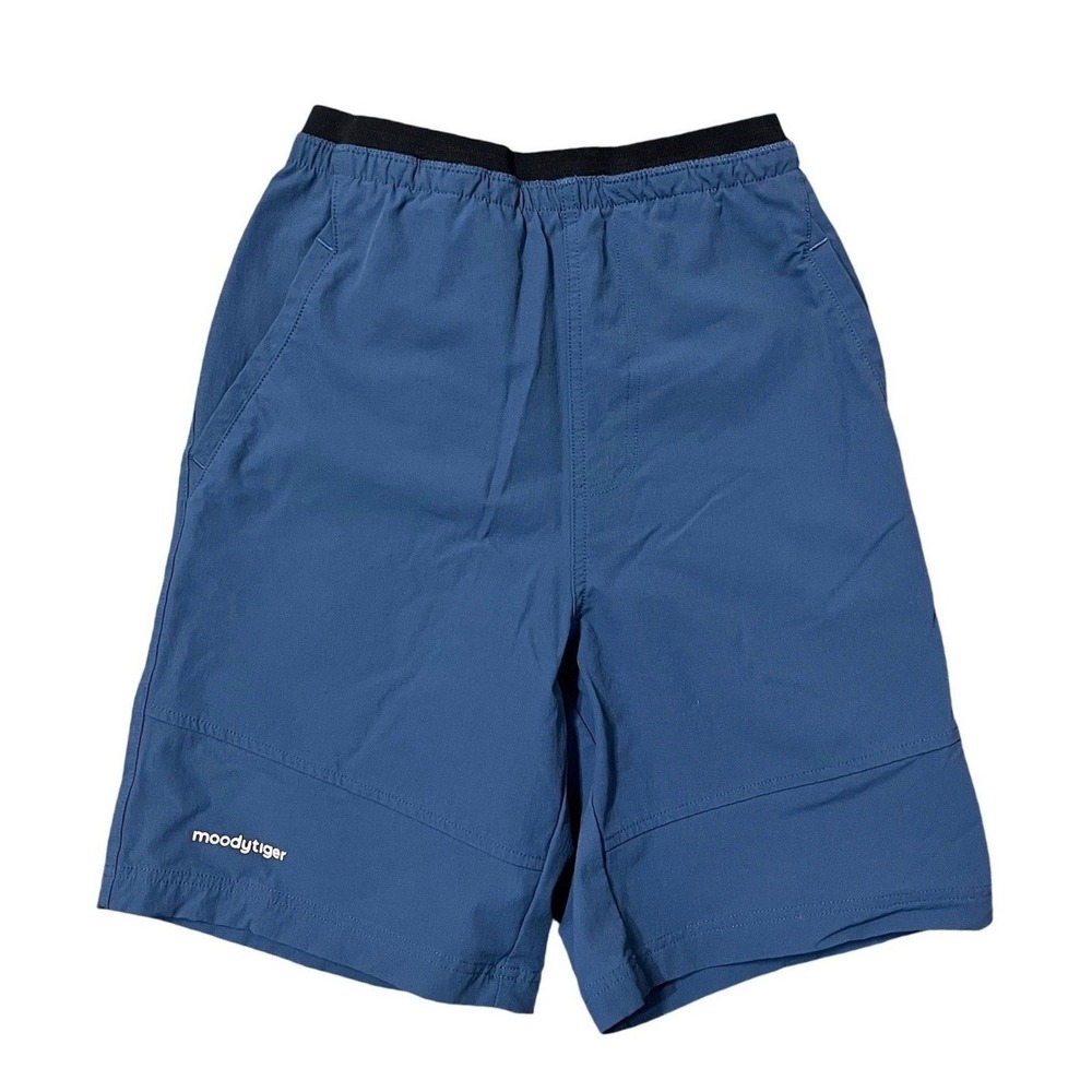 Moodytiger Boys Blue Athletic Shorts Logo Waistband Size 120 5-6Y Tennis Running